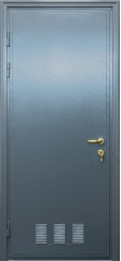 Дверь в котельную с 3-мя вентканалами-09